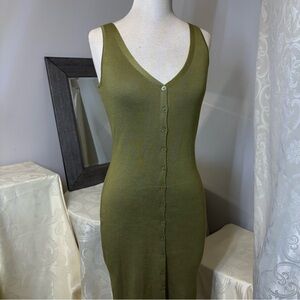 Forever 21 Olive Knit maxi dress